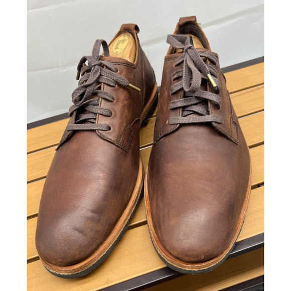 TIMBERLAND BOOT COMPANY BARDSTOWN PLAIN TOE OXFORD Shoes Chili Brown 12 M main image 5